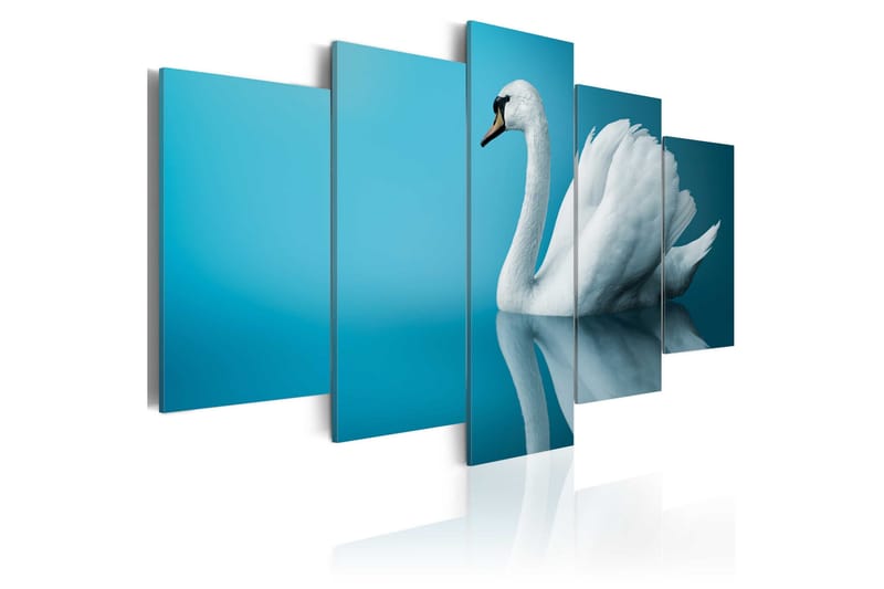 Bilde A Swan In Blue 200x100, Artgeist sp. z o. o.