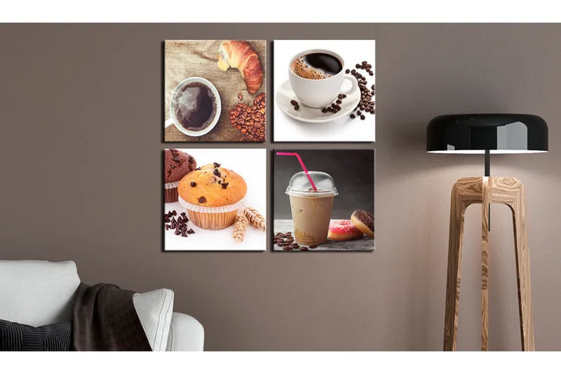 Bilde A Sweet Breakfast 40x40 - Artgeist sp. z o. o. - Innredning - Bilder & kunst - Lerretsbilder