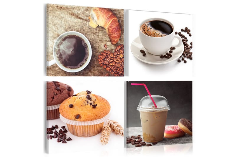 Bilde A Sweet Breakfast 40x40 - Artgeist sp. z o. o. - Innredning - Bilder & kunst - Lerretsbilder