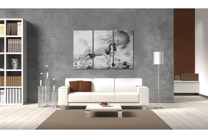 Bilde A Unicorn On The Edge Of The World 60x40 - Artgeist sp. z o. o. - Innredning - Bilder & kunst - Lerretsbilder