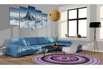 Bilde A Peak Rising Above The Clouds 100x50 - Artgeist sp. z o. o. - Innredning - Bilder & kunst - Lerretsbilder