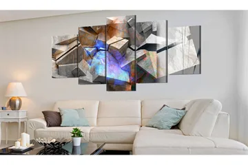 Bilde Abstract Cubes 200x100 - Artgeist sp. z o. o. - Innredning - Bilder & kunst - Lerretsbilder