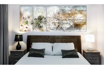 Bilde Abstract Dandelions 200x80 - Artgeist sp. z o. o. - Innredning - Bilder & kunst - Lerretsbilder