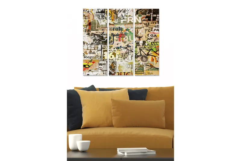 Bilde Advertisement 3-pk Flerfarget, 22x05 cm