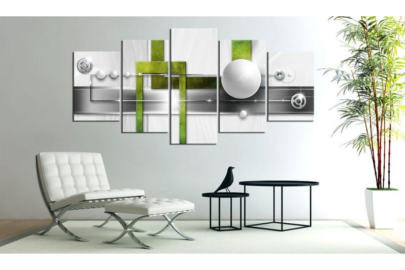 Bilde Aesthetics Of Geometry 200x100 - Artgeist sp. z o. o. - Innredning - Bilder & kunst - Lerretsbilder