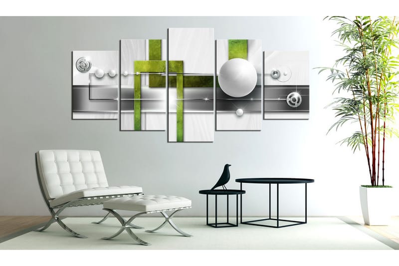 Bilde Aesthetics Of Geometry 200x100 - Artgeist sp. z o. o. - Innredning - Bilder & kunst - Lerretsbilder