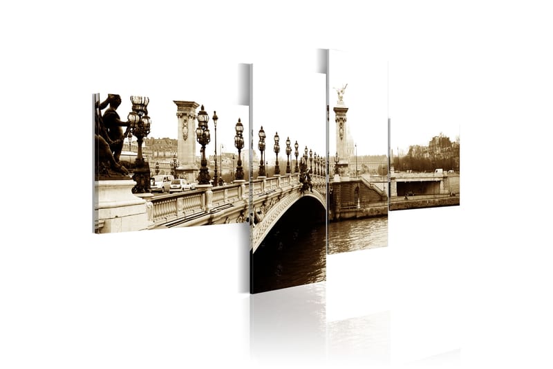 Bilde Alexander Ii Bridge Paris 100x45 - Artgeist sp. z o. o. - Lerretsbilder