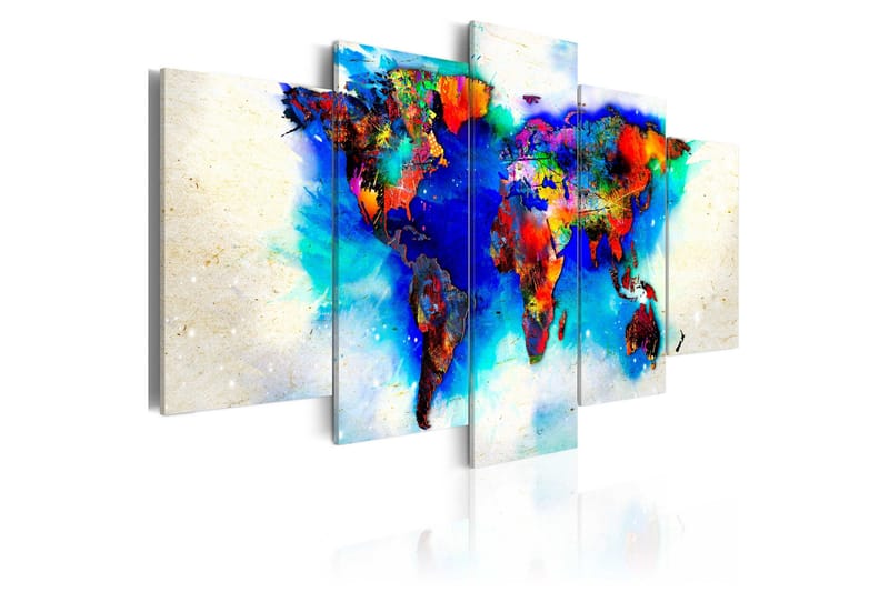Bilde All Colors Of The World 200x100 - Artgeist sp. z o. o. - Innredning - Bilder & kunst - Lerretsbilder