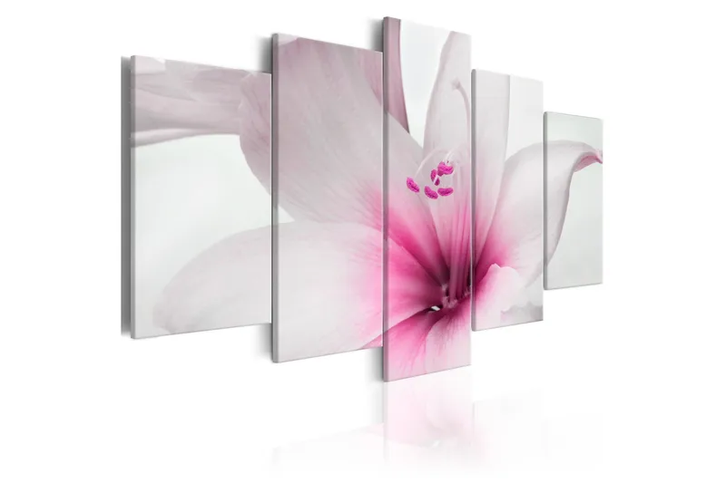 Bilde Amarylis Pink Charm 200x100 - Artgeist sp. z o. o. - Innredning - Bilder & kunst - Lerretsbilder