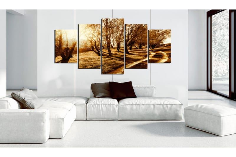 Bilde Amber Orchard 200x100 - Artgeist sp. z o. o. - Innredning - Bilder & kunst - Lerretsbilder