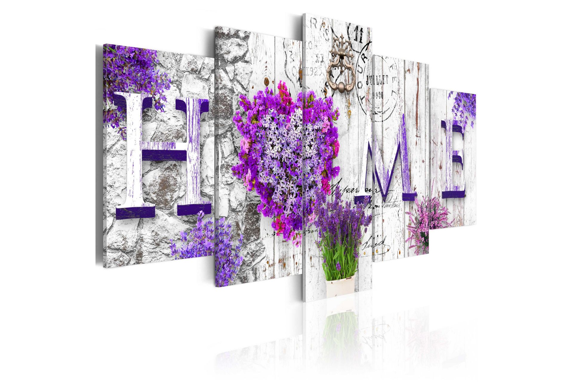 Bilde Amethystine Asylum 200x100 - Artgeist sp. z o. o. - Innredning - Bilder & kunst - Lerretsbilder