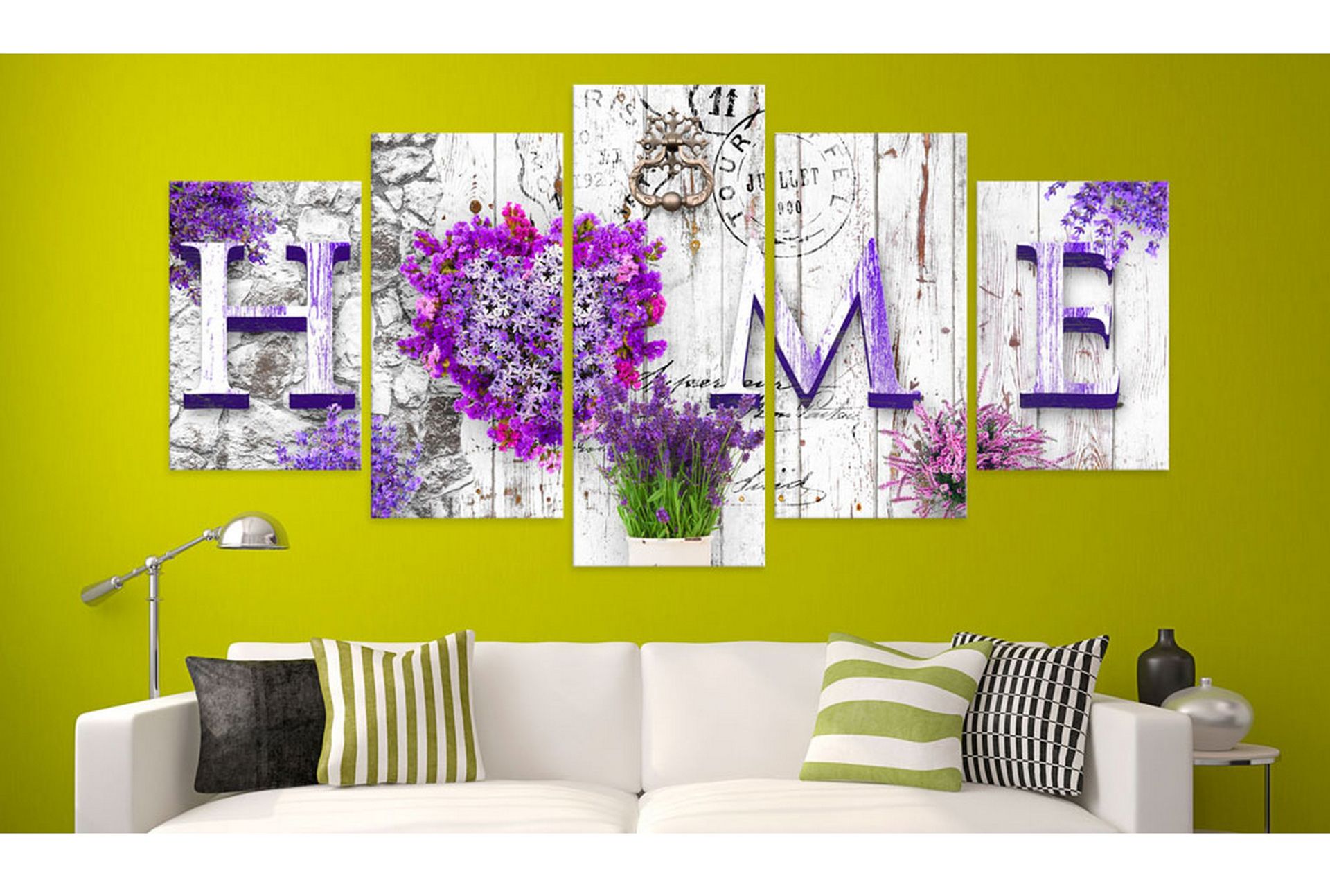 Bilde Amethystine Asylum 200x100 - Artgeist sp. z o. o. - Innredning - Bilder & kunst - Lerretsbilder