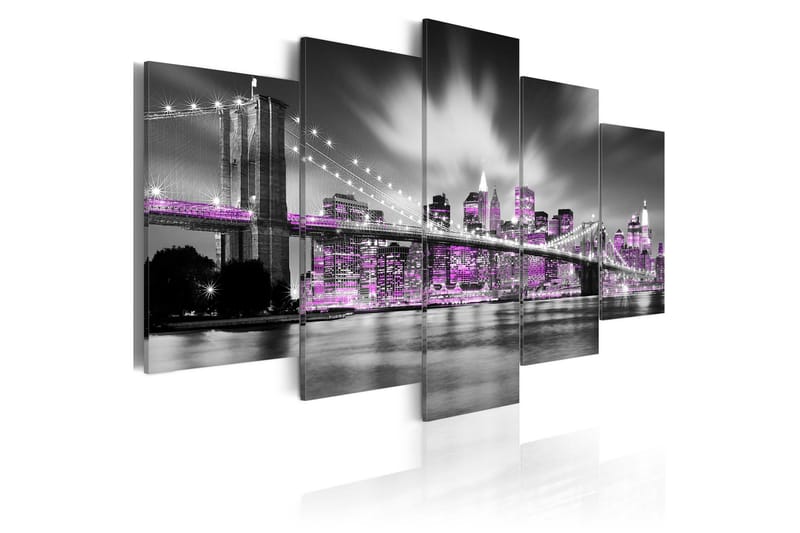 Bilde Amethystine New York 100x50, Artgeist sp. z o. o.