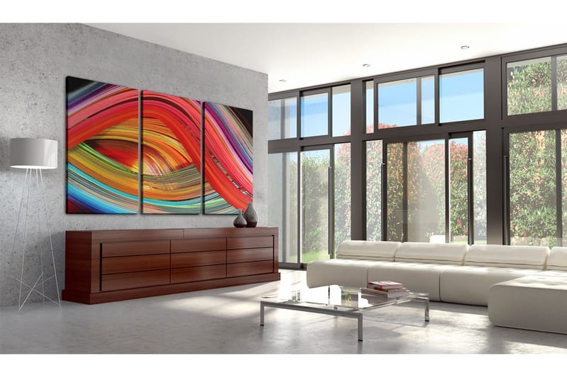 Bilde An Abstract Rainbow 60x40 - Artgeist sp. z o. o. - Innredning - Bilder & kunst - Lerretsbilder