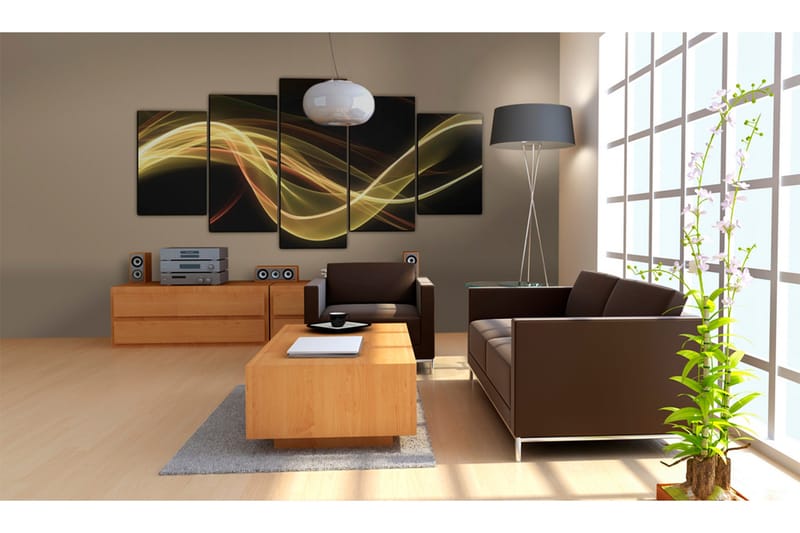 Bilde An Abstract Smoke-Screen 100x50 - Artgeist sp. z o. o. - Innredning - Bilder & kunst - Lerretsbilder