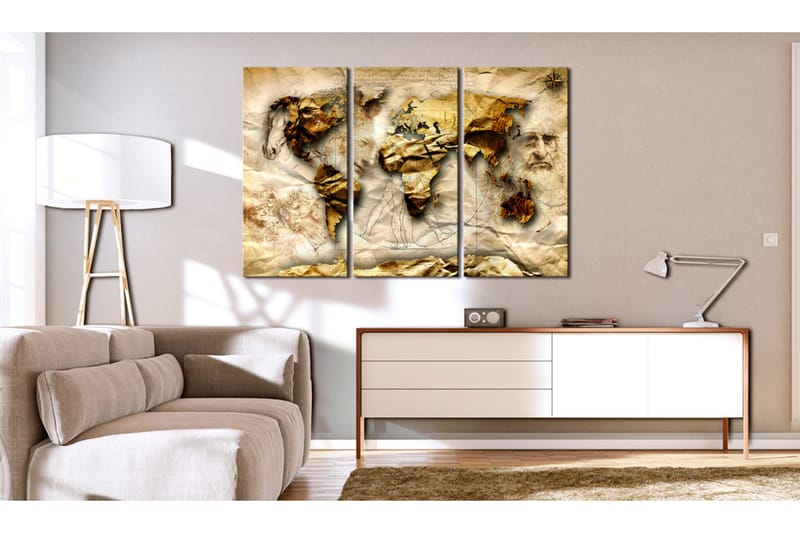 Bilde Anatomy Of The World 120x80 - Artgeist sp. z o. o. - Innredning - Bilder & kunst - Lerretsbilder