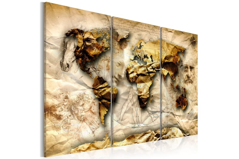 Bilde Anatomy Of The World 120x80 - Artgeist sp. z o. o. - Innredning - Bilder & kunst - Lerretsbilder