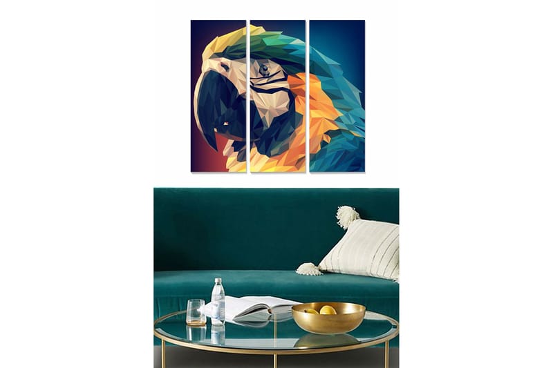 Bilde Animal 3-pk Flerfarget, 22x05 cm