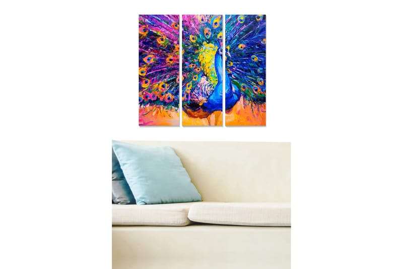 Bilde Animal 3-pk Flerfarget, 22x05 cm