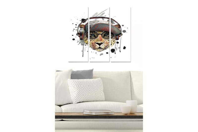 Bilde Animal 3-pk Flerfarget, 22x05 cm