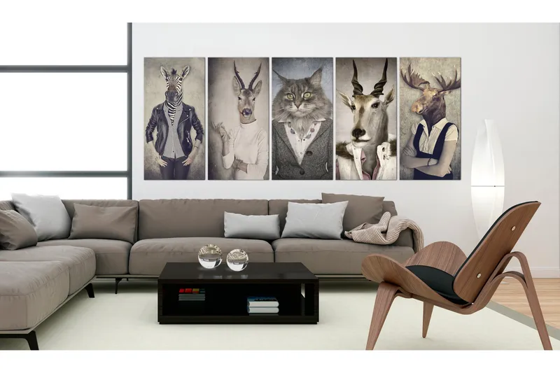 Bilde Animal Masks 225x90, Artgeist sp. z o. o.