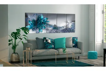Bilde Arctic Lilies 200x80 - Artgeist sp. z o. o. - Innredning - Bilder & kunst - Lerretsbilder
