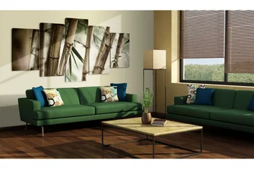 Bilde Asian Bamboo Forest 200x100 - Artgeist sp. z o. o. - Innredning - Bilder & kunst - Lerretsbilder