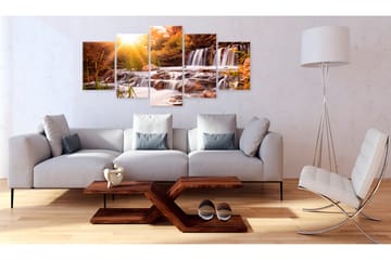 Bilde Autumn's Valley 200x100 - Artgeist sp. z o. o. - Innredning - Bilder & kunst - Lerretsbilder