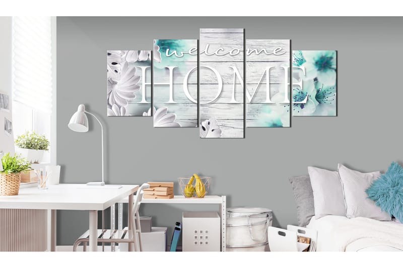 Bilde Azure Asylum 200x100 - Artgeist sp. z o. o. - Innredning - Bilder & kunst - Lerretsbilder