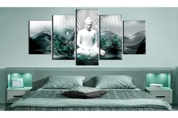 Bilde Azure Meditation 200x100 - Artgeist sp. z o. o. - Innredning - Bilder & kunst - Lerretsbilder