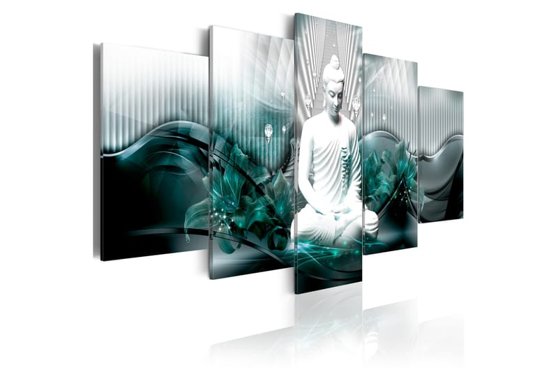 Bilde Azure Meditation 200x100 - Artgeist sp. z o. o. - Innredning - Bilder & kunst - Lerretsbilder