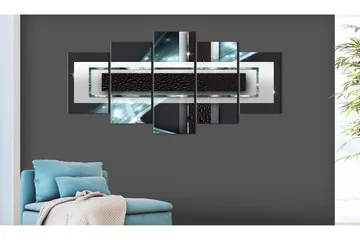 Bilde Azure Rain 100x50 - Artgeist sp. z o. o. - Innredning - Bilder & kunst - Lerretsbilder