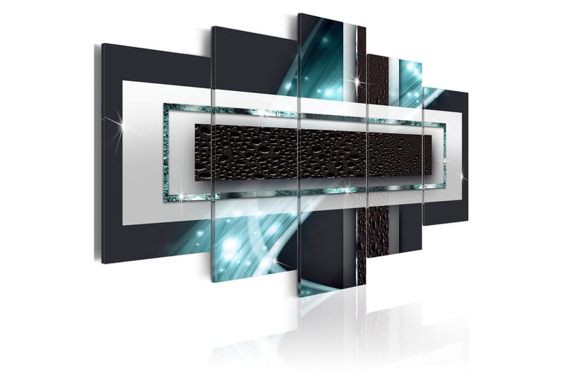 Bilde Azure Rain 100x50 - Artgeist sp. z o. o. - Innredning - Bilder & kunst - Lerretsbilder