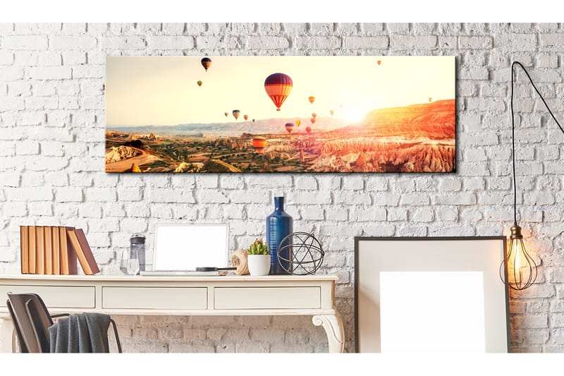 Bilde Balloon Rides 120x40 - Artgeist sp. z o. o. - Innredning - Bilder & kunst - Lerretsbilder