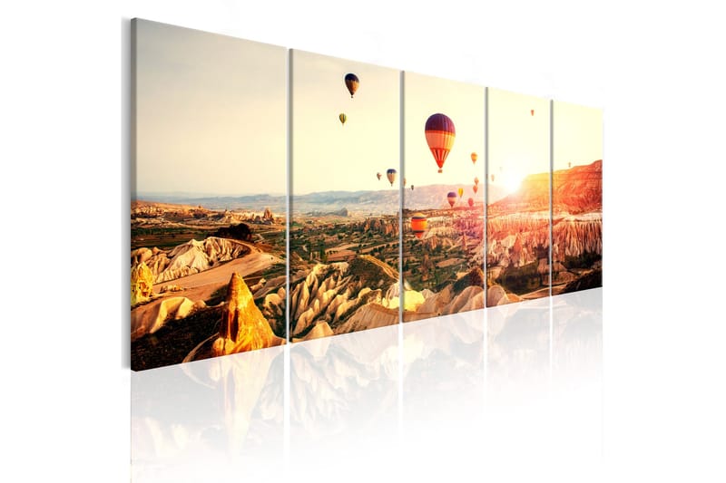 Bilde Balloon Rides 200x80 - Artgeist sp. z o. o. - Innredning - Bilder & kunst - Lerretsbilder