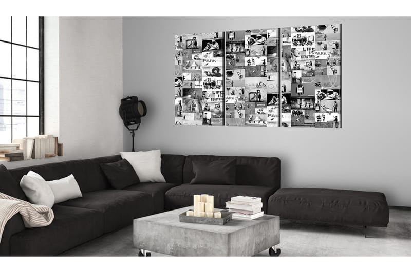 Bilde Banksy Graffiti Collage Iii 120x80 - Artgeist sp. z o. o. - Innredning - Bilder & kunst - Lerretsbilder