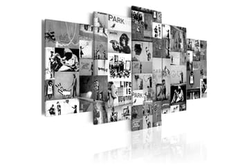 Bilde Banksy Graffiti Collage Iv 100x50