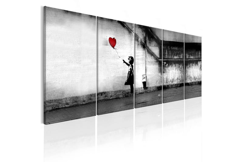Bilde Banksy Runaway Balloon 200x80, Artgeist sp. z o. o.