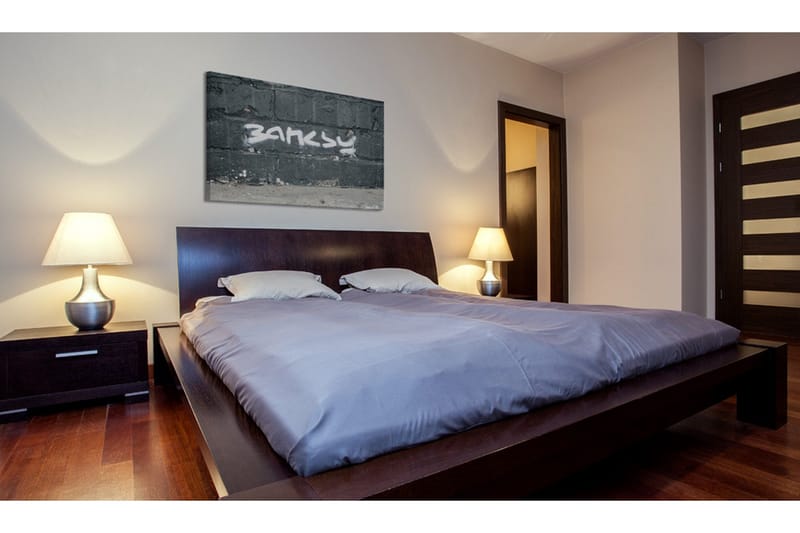 Bilde Banksy Signature 60x40 - Artgeist sp. z o. o. - Innredning - Bilder & kunst - Lerretsbilder