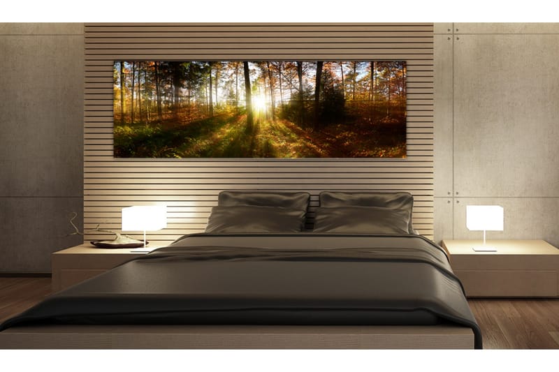 Bilde Beautiful Forest 150x50 - Artgeist sp. z o. o. - Innredning - Bilder & kunst - Lerretsbilder