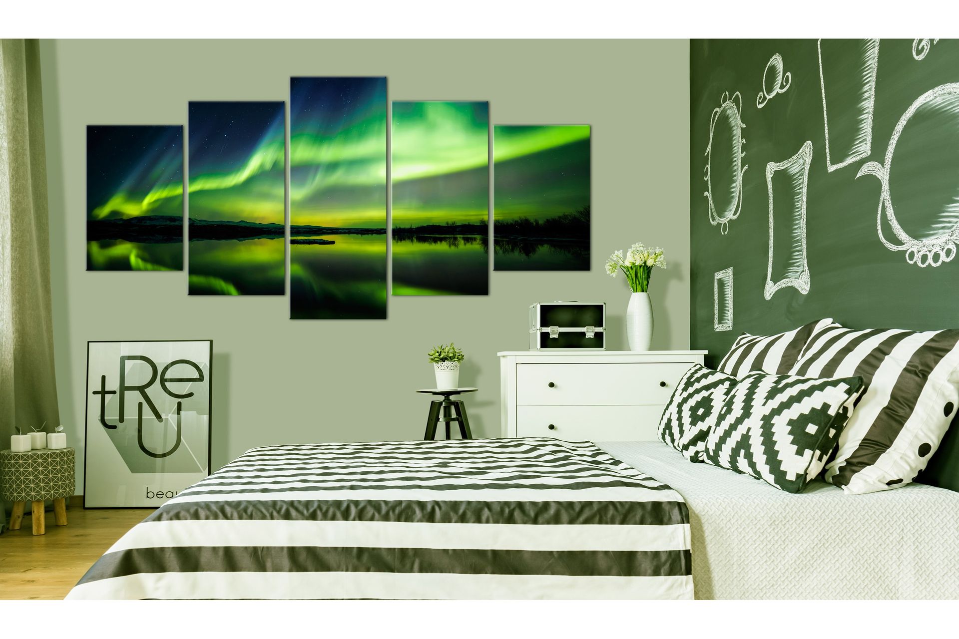 Bilde Beautiful Glow Ii 200x100 - Artgeist sp. z o. o. - Innredning - Bilder & kunst - Lerretsbilder