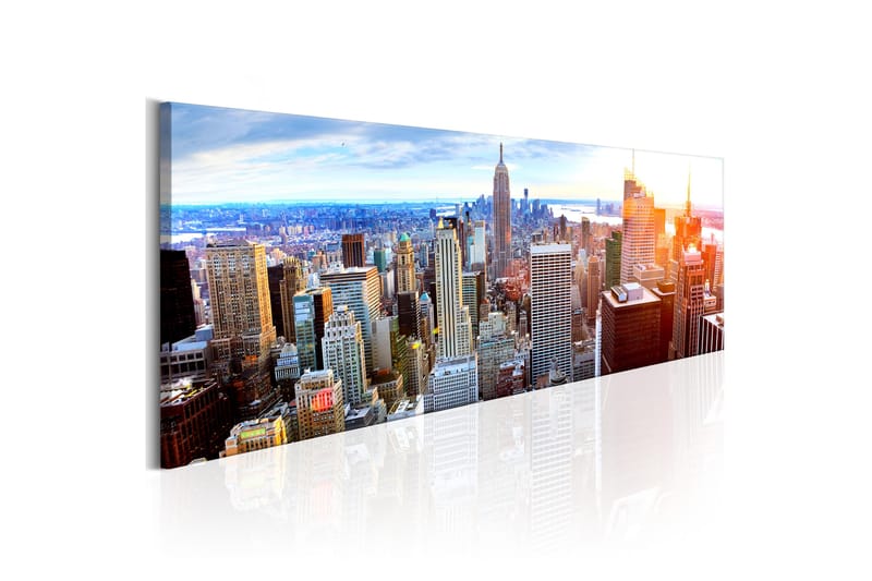Bilde Beautiful Manhattan 150x50 - Artgeist sp. z o. o. - Lerretsbilder