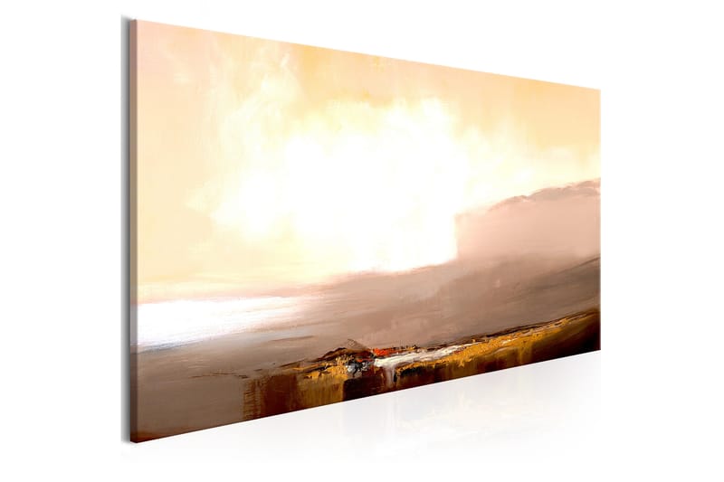 Bilde Beginning Of The End 1 Part Beige Narrow 135x45 - Artgeist sp. z o. o. - Innredning - Bilder & kunst - Lerretsbilder