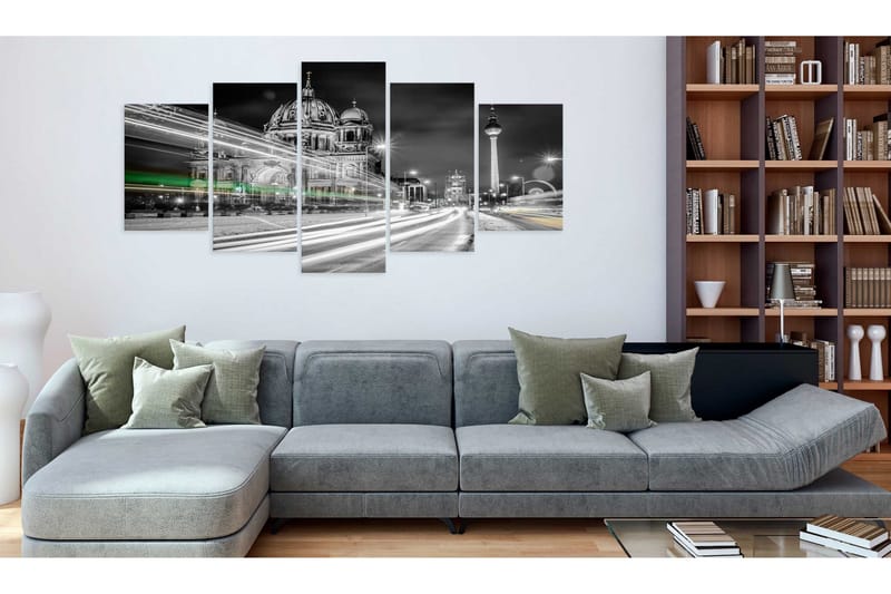 Bilde Berlin At Night 100x50 - Artgeist sp. z o. o. - Innredning - Bilder & kunst - Lerretsbilder