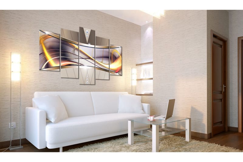 Bilde Big Improvisation 100x50 - Artgeist sp. z o. o. - Innredning - Bilder & kunst - Lerretsbilder