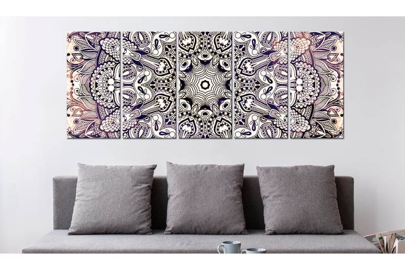 Bilde Black-White Hypnosis 200x80 - Artgeist sp. z o. o. - Innredning - Bilder & kunst - Lerretsbilder