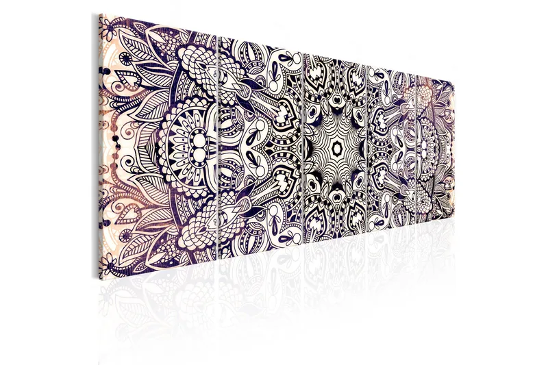 Bilde Black-White Hypnosis 200x80 - Artgeist sp. z o. o. - Innredning - Bilder & kunst - Lerretsbilder