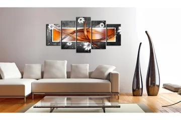 Bilde Blomster Og Abstrakt 100x50 - Artgeist sp. z o. o. - Innredning - Bilder & kunst - Lerretsbilder