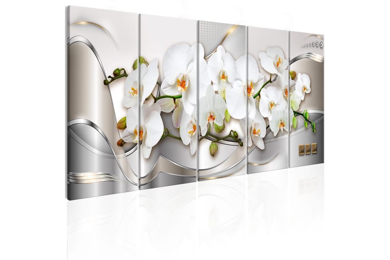 Bilde Blooming Orchids 200x80 - Artgeist sp. z o. o. - Lerretsbilder