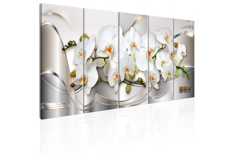 Bilde Blooming Orchids 200x80 - Artgeist sp. z o. o. - Innredning - Bilder & kunst - Lerretsbilder